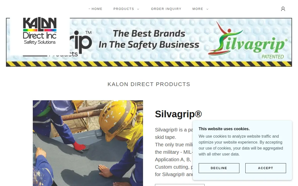 Homepage of Kalon Direct INC