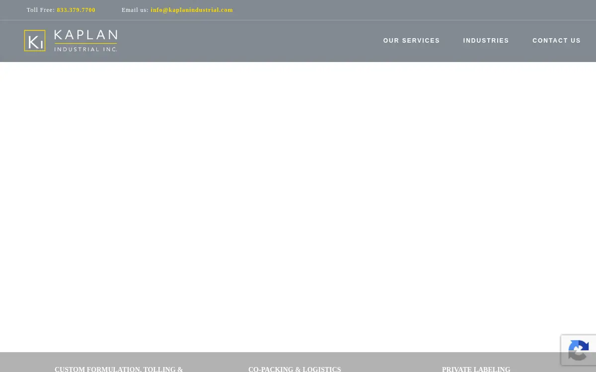 Homepage of Kaplan Industrial Car Wash Supplies, INC.