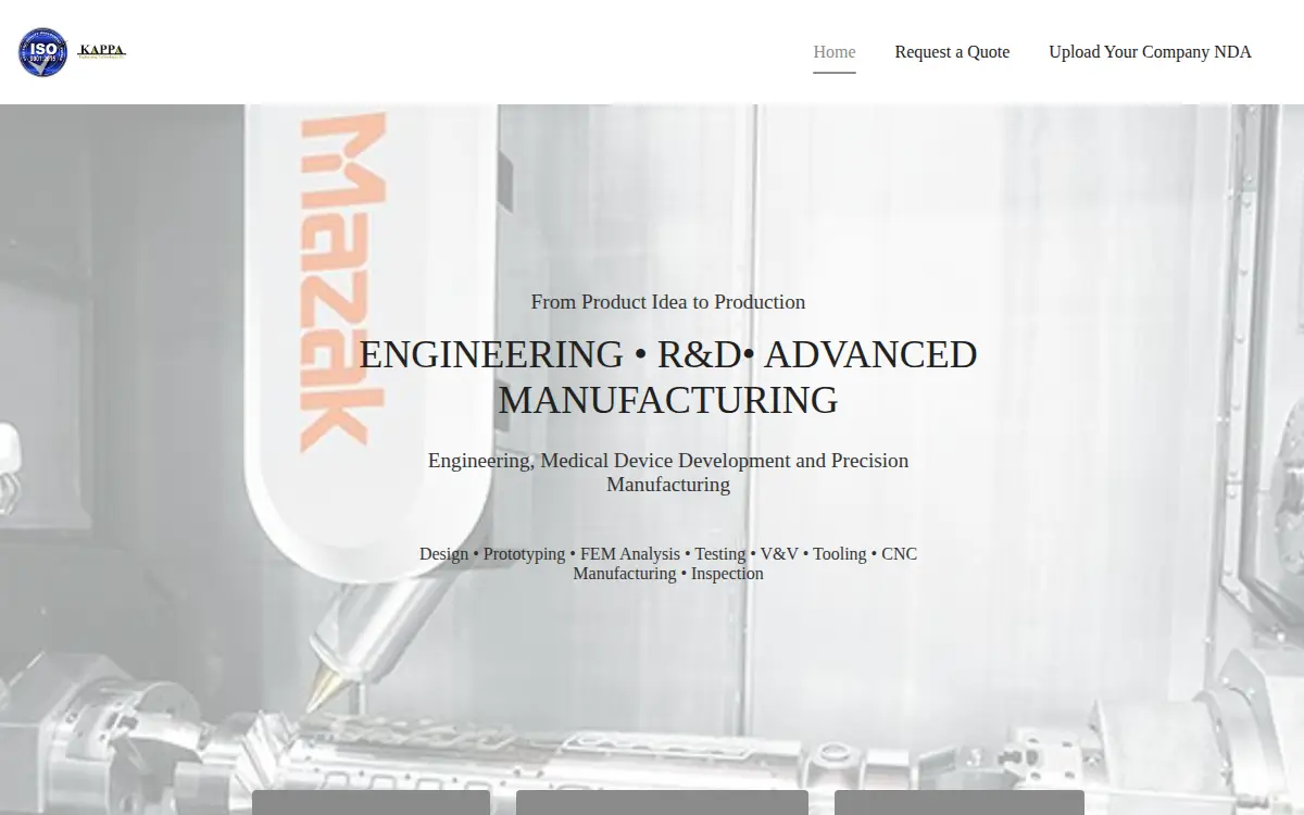 Homepage of Kappa Engineering Technologies