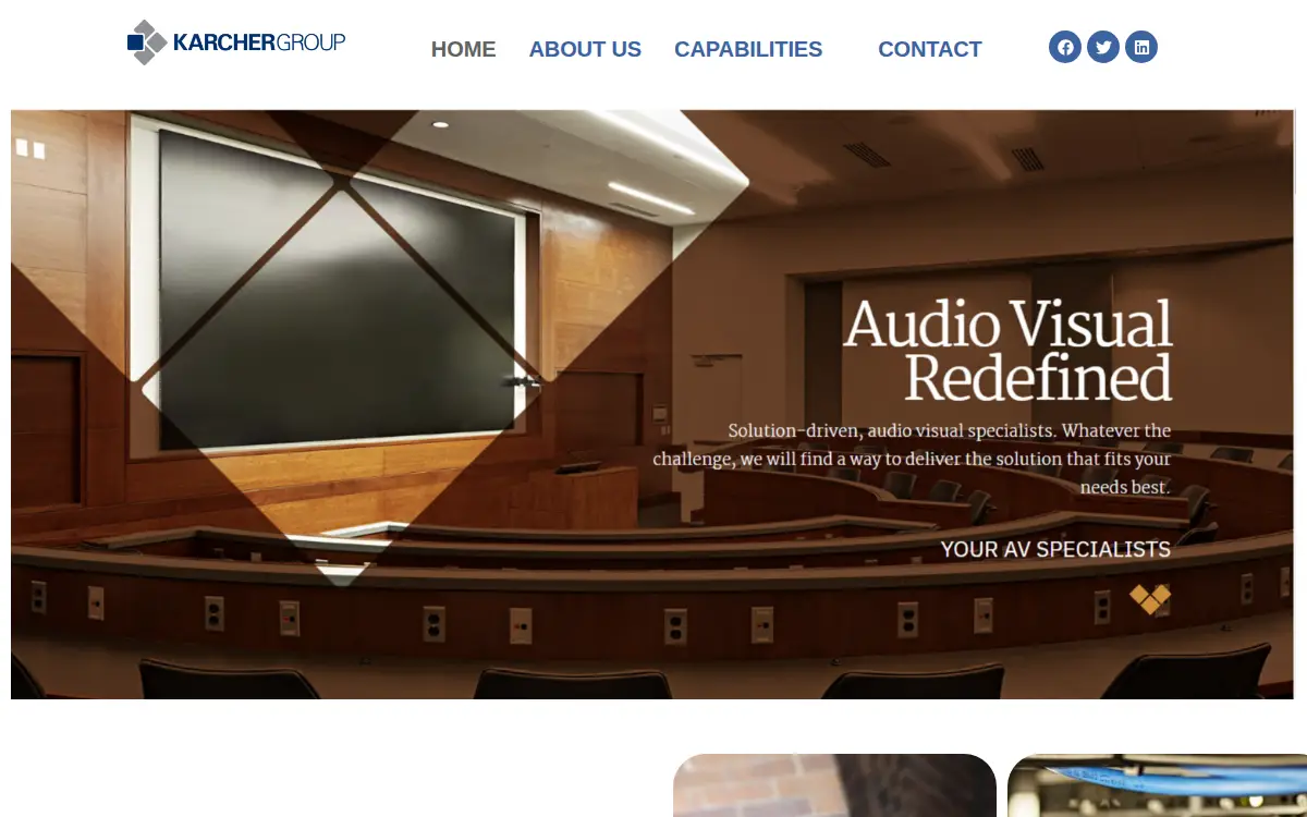 Homepage of Karcher Group INC