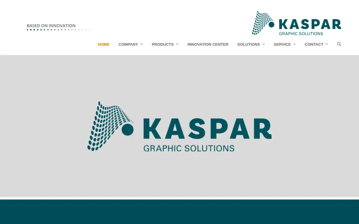 Homepage of Kaspar Graphic Solutions, INC.