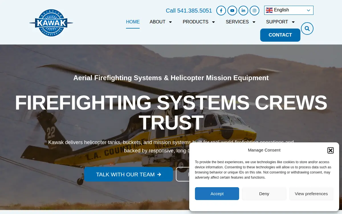 Homepage of Ag Air Systems, INC.