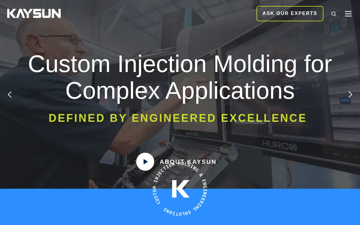 Homepage of Kaysun Corporation