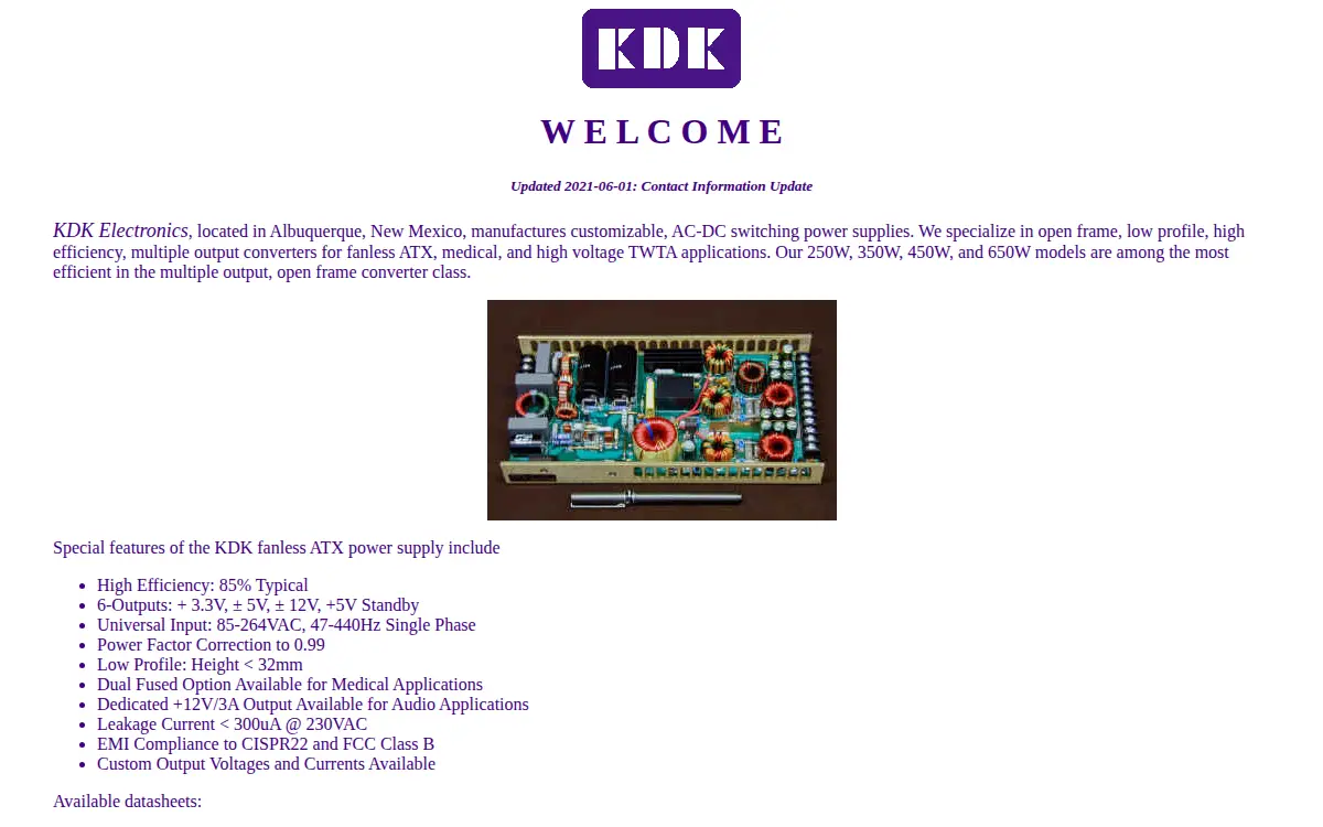 Homepage of James U Kang