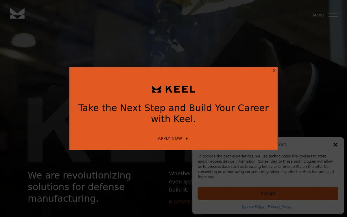 Homepage of Merrill Technologies Group, LLC