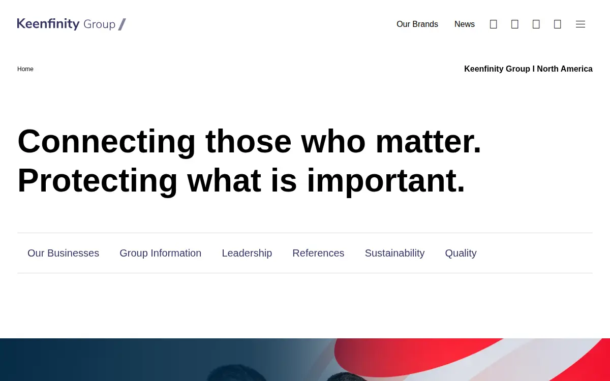 Homepage of Bosch Security Systems, LLC
