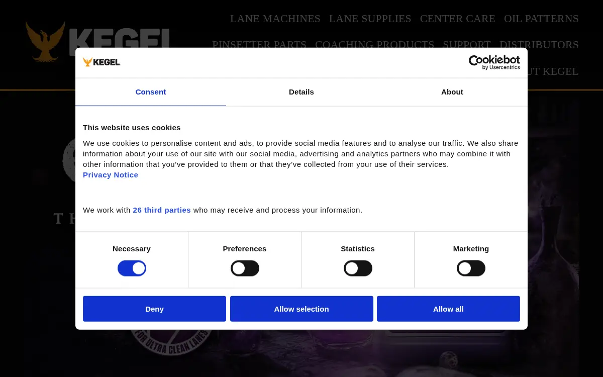 Homepage of Kegel LLC