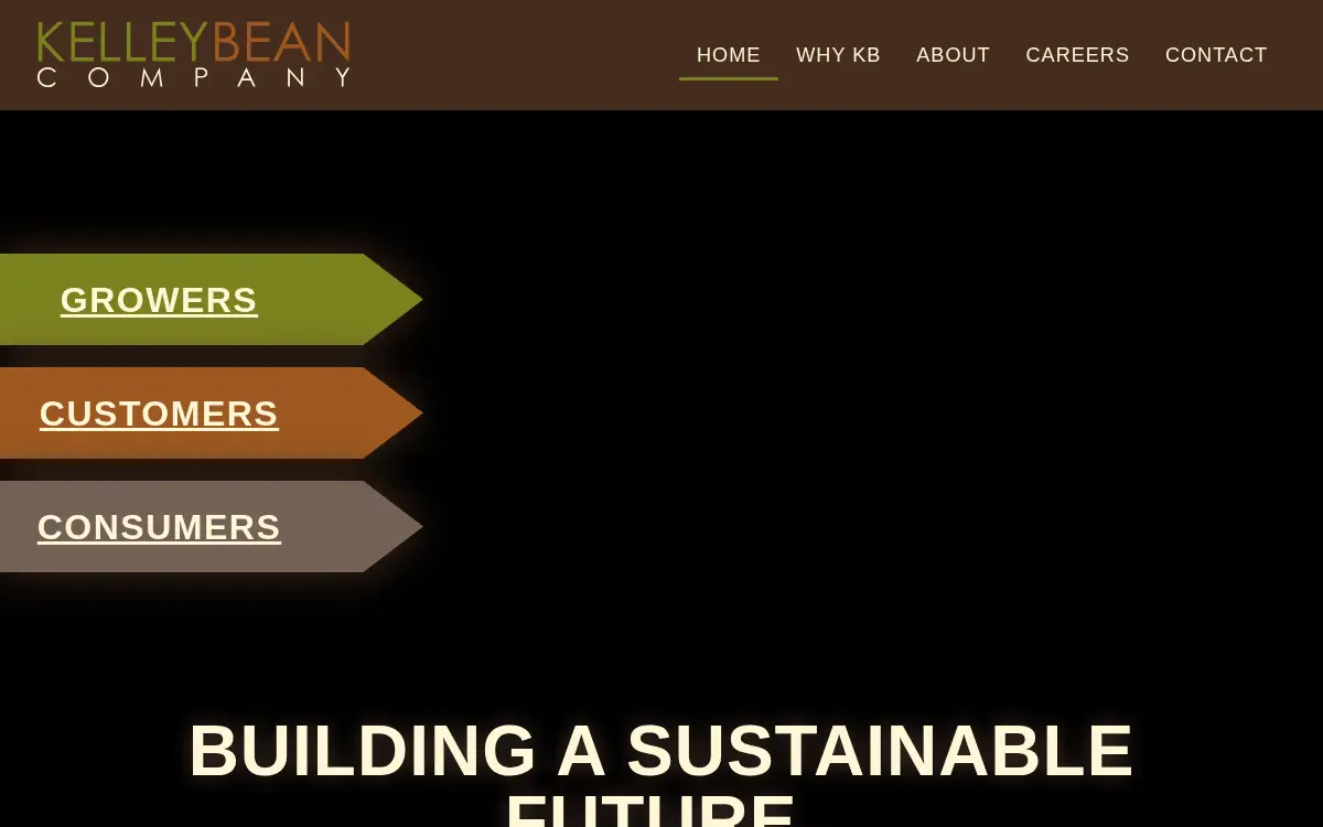 Homepage of Kelley Bean CO INC