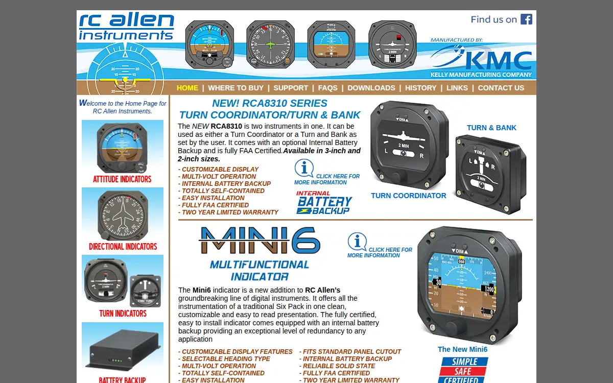 Homepage of Kelly Manufacturing Company
