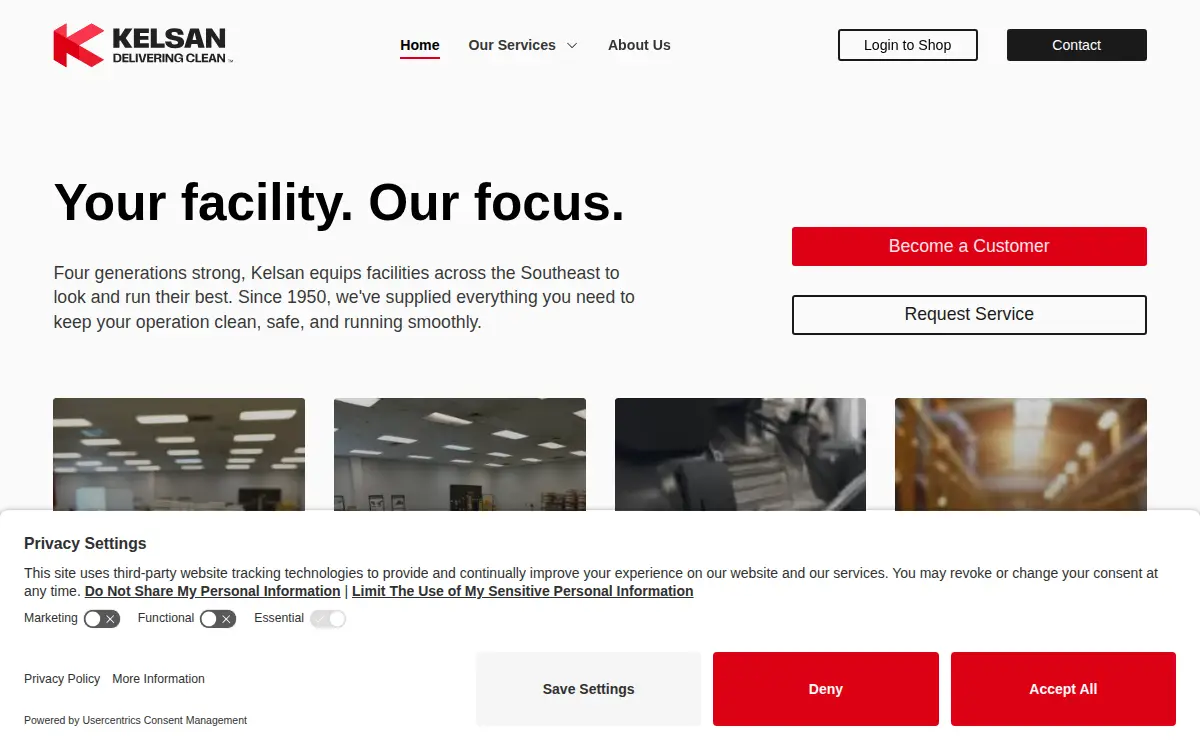 Homepage of Kelsan, INC.