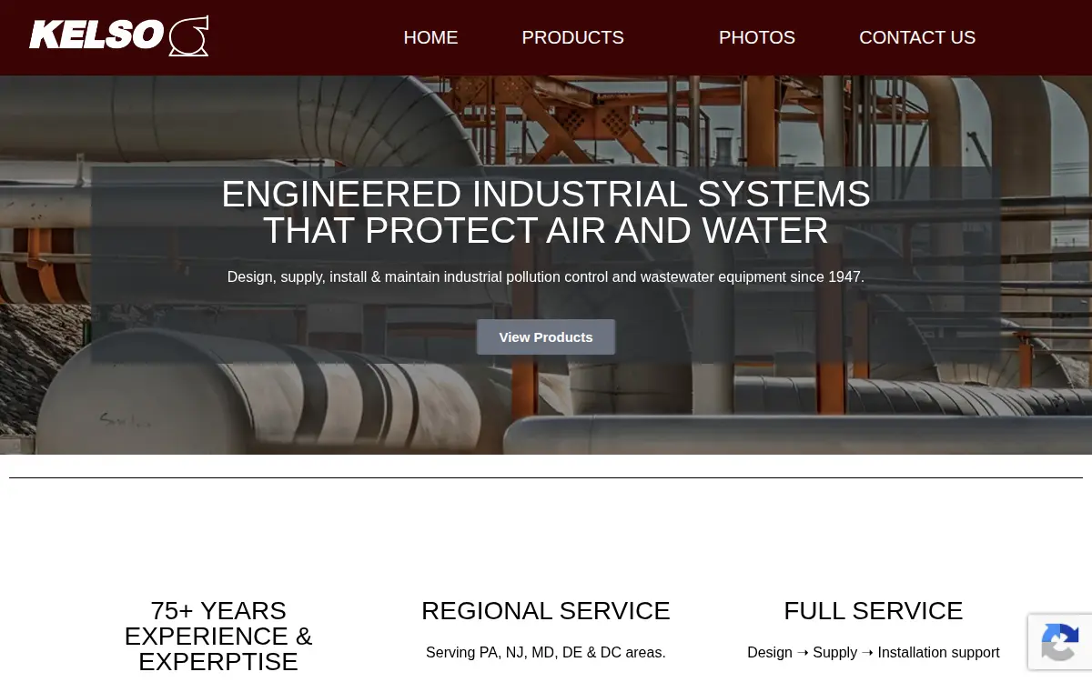 Homepage of George Kelso Company LLC