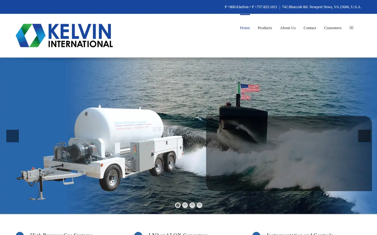 Homepage of Kelvin International CORP
