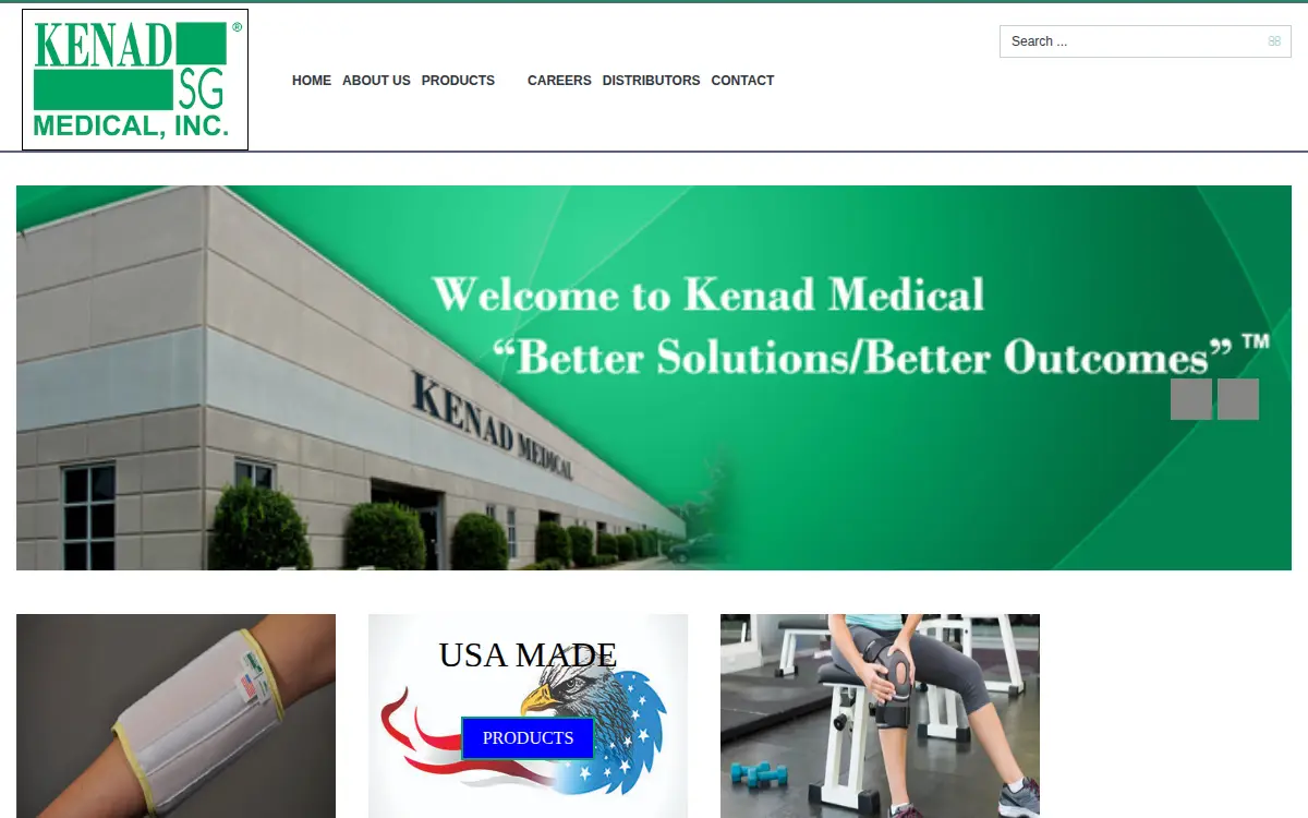 Homepage of Kenad Sg Medical, INC.