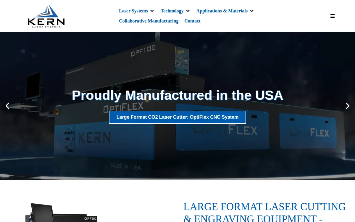 Homepage of Kern Electronics & Lasers INC