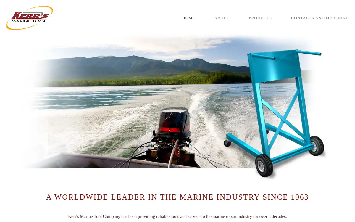 Homepage of Bob Kerr's Marine Tool CO.