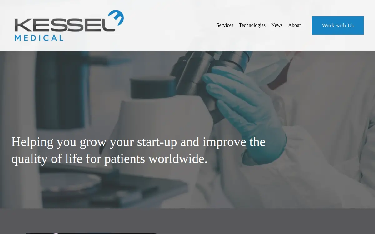 Homepage of Kessel Medical INC