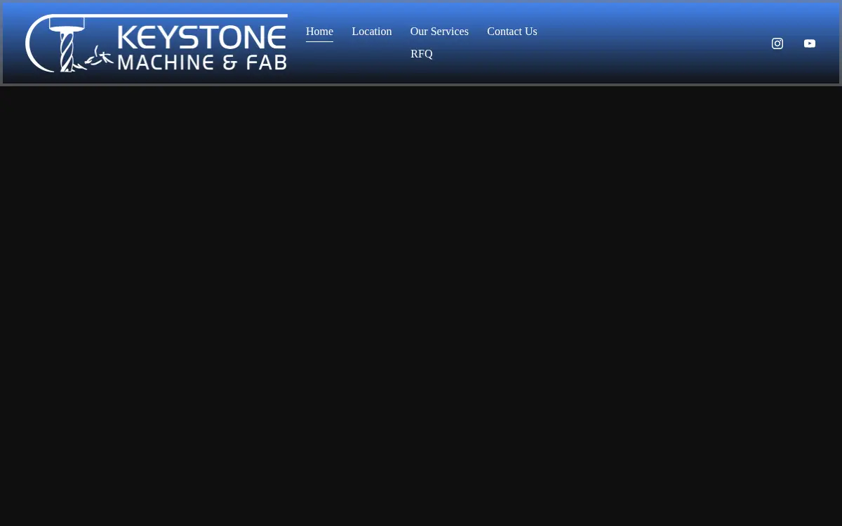 Homepage of Keystone Machine & Fab, INC