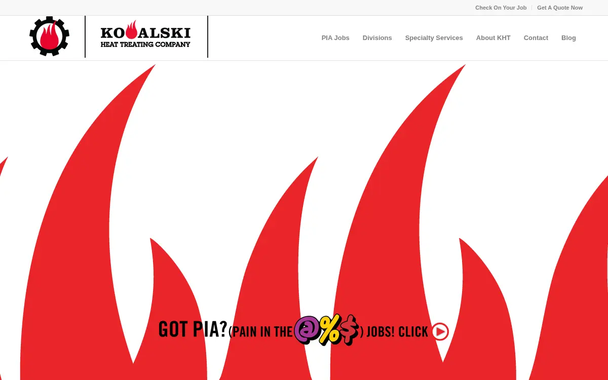 Homepage of Kowalski Heat Treating CO.