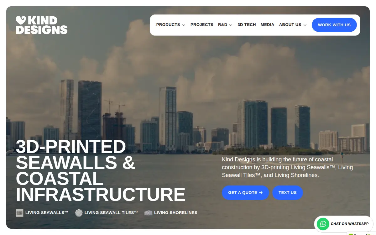 Homepage of Mighty Seawall INC.