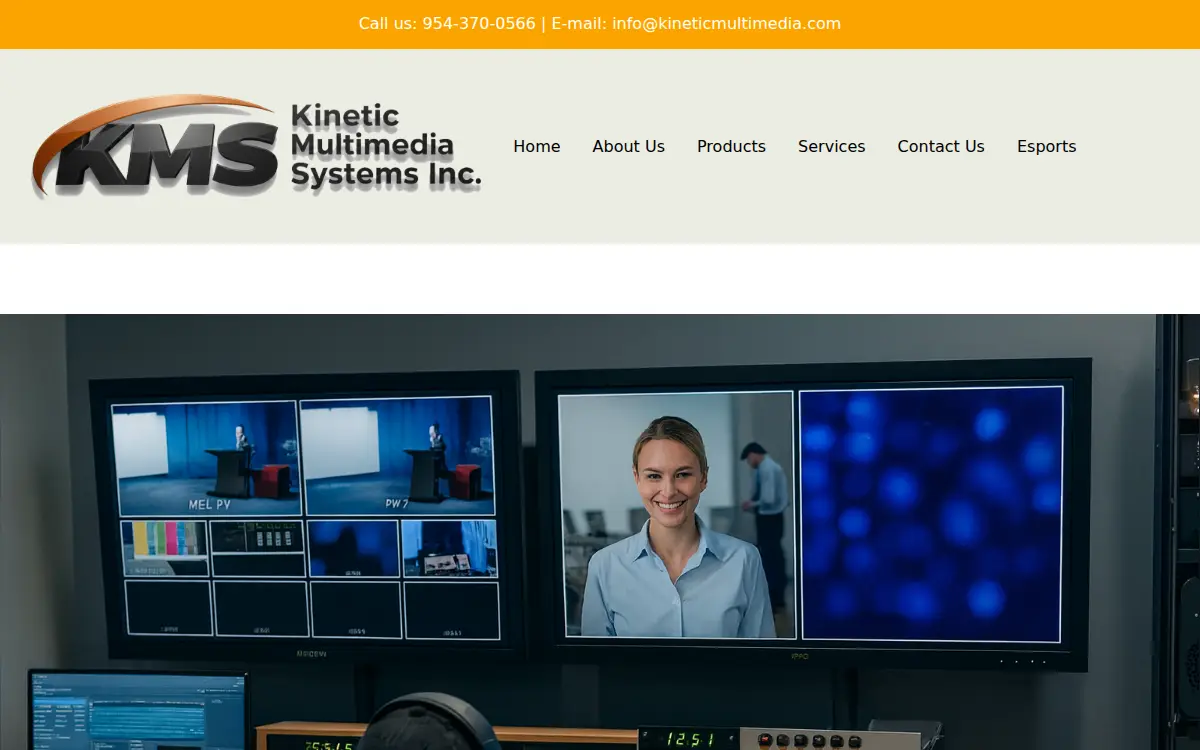 Homepage of Kinetic Multimedia Systems, INC.