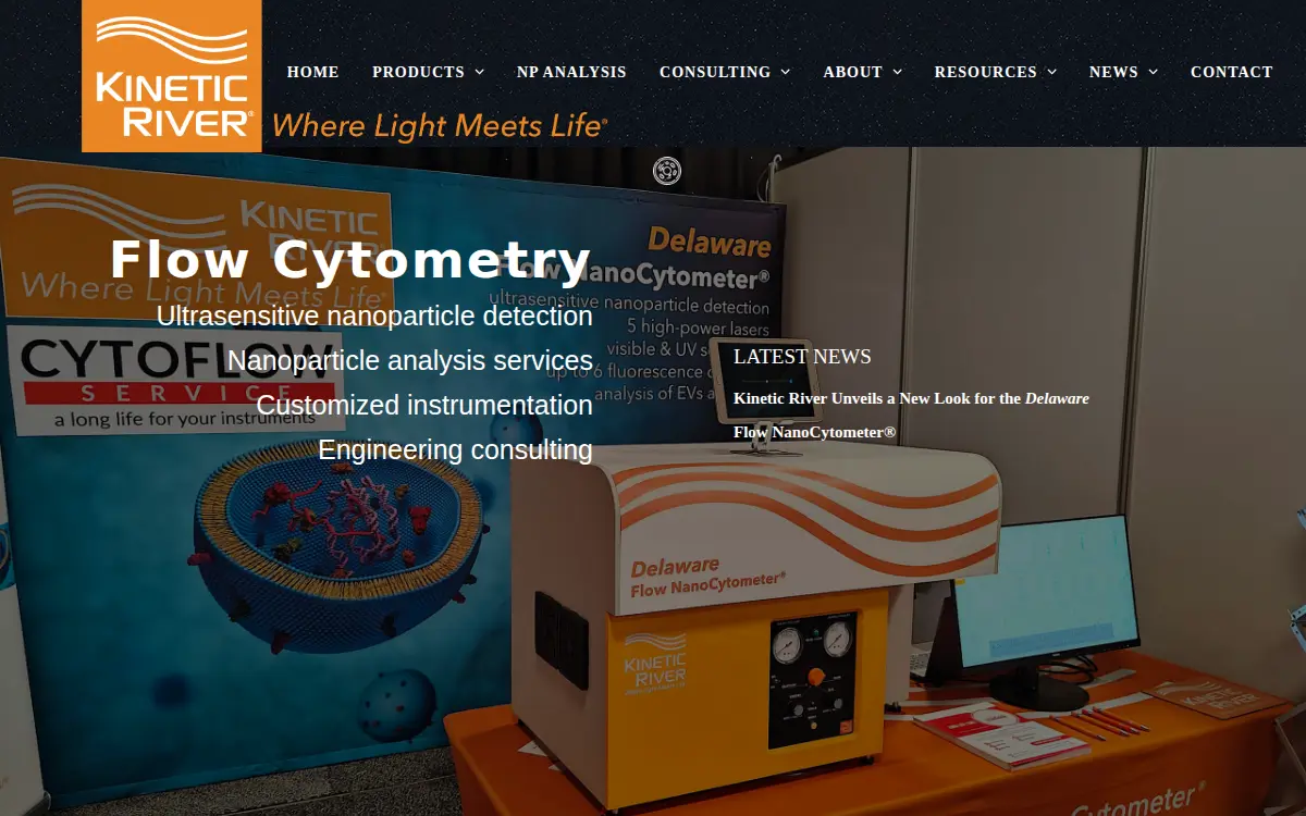 Homepage of Kinetic River CORP.