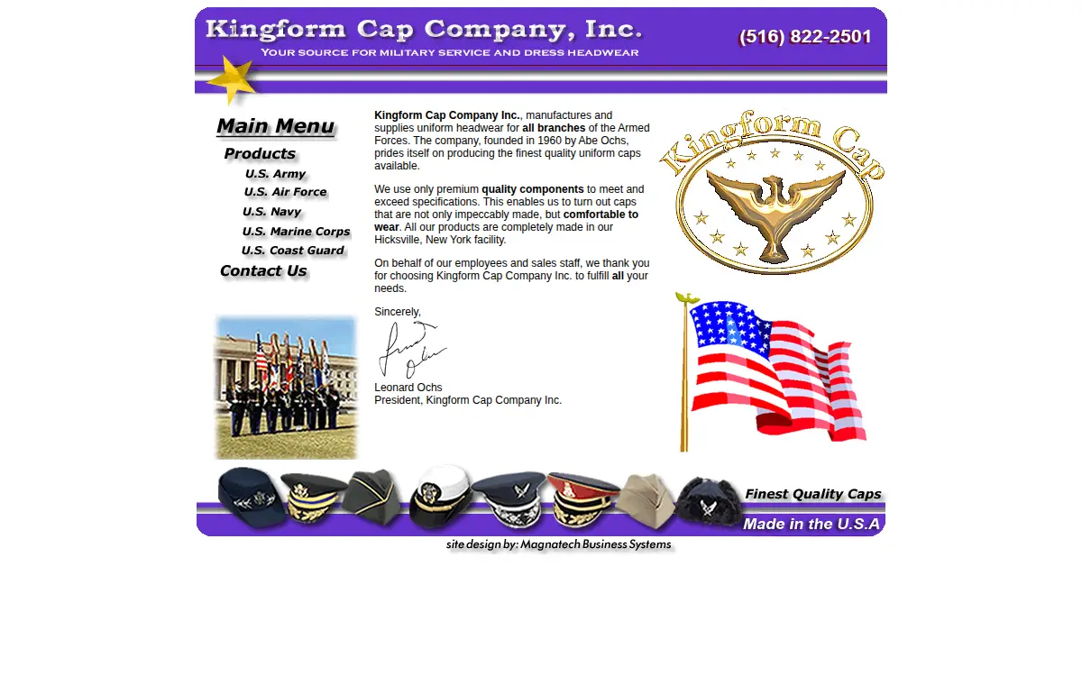 Homepage of Kingform Cap CO INC