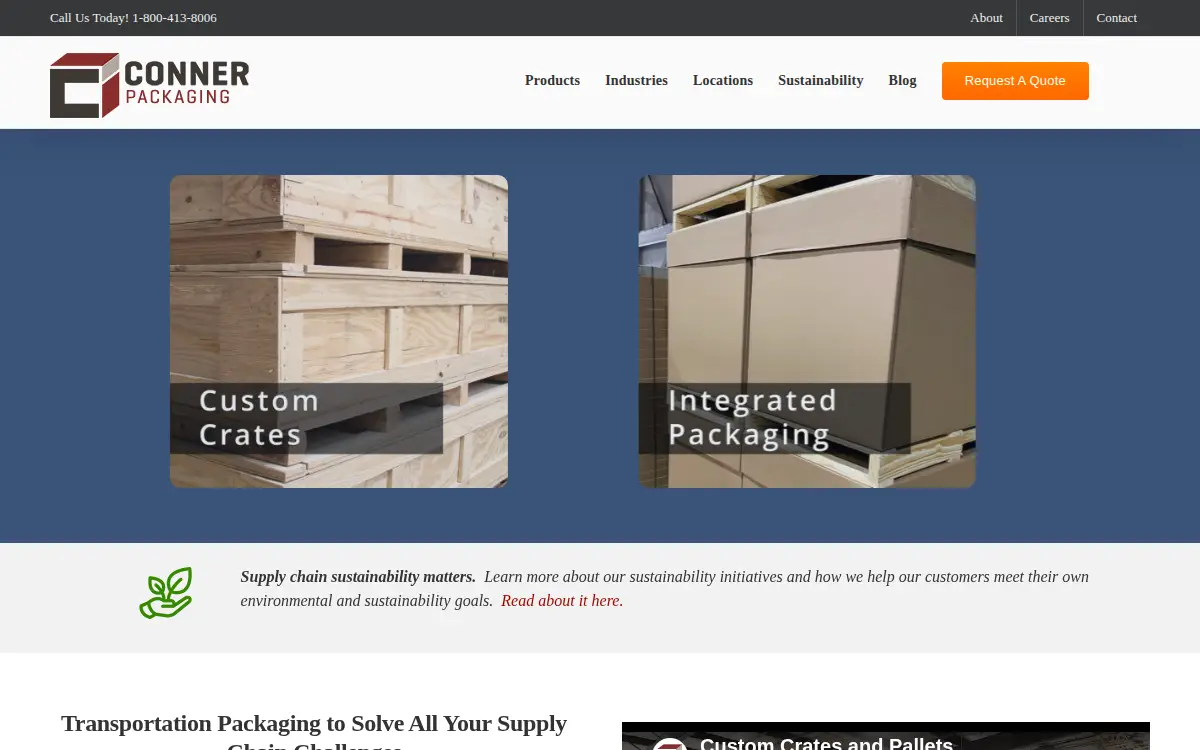 Homepage of Kirkland Sales INC.