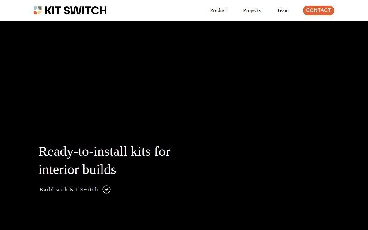 Homepage of Kit Switch, Pbc