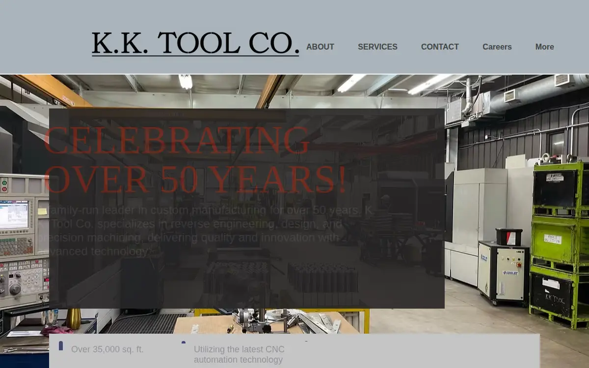 Homepage of Kk Tool CO