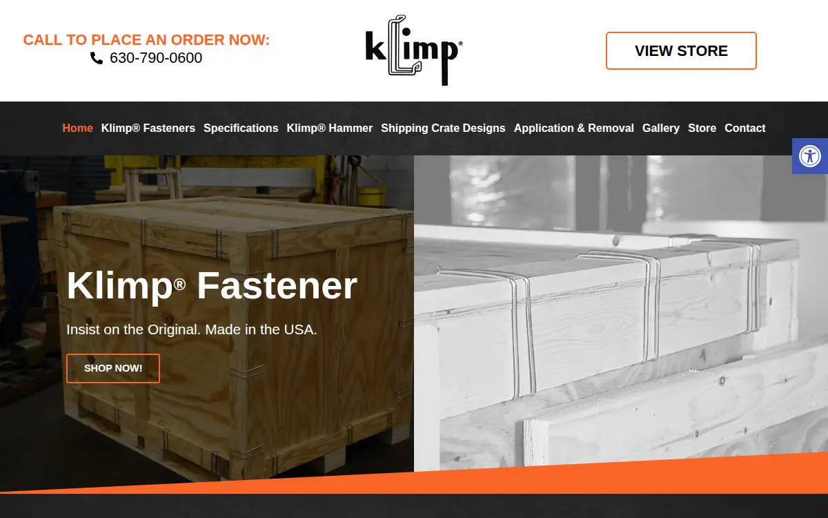 Homepage of Klimp Industries INC