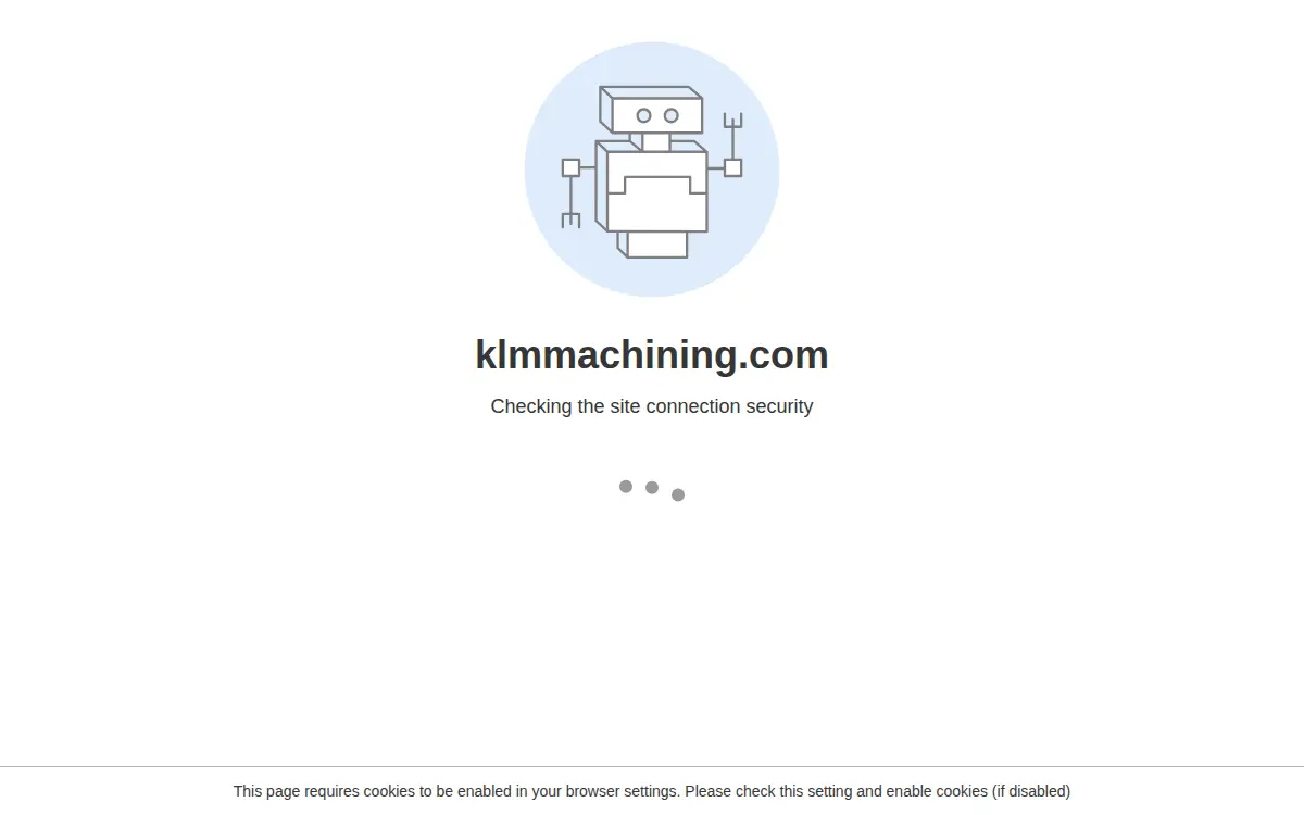 Homepage of Klm Machining, INC
