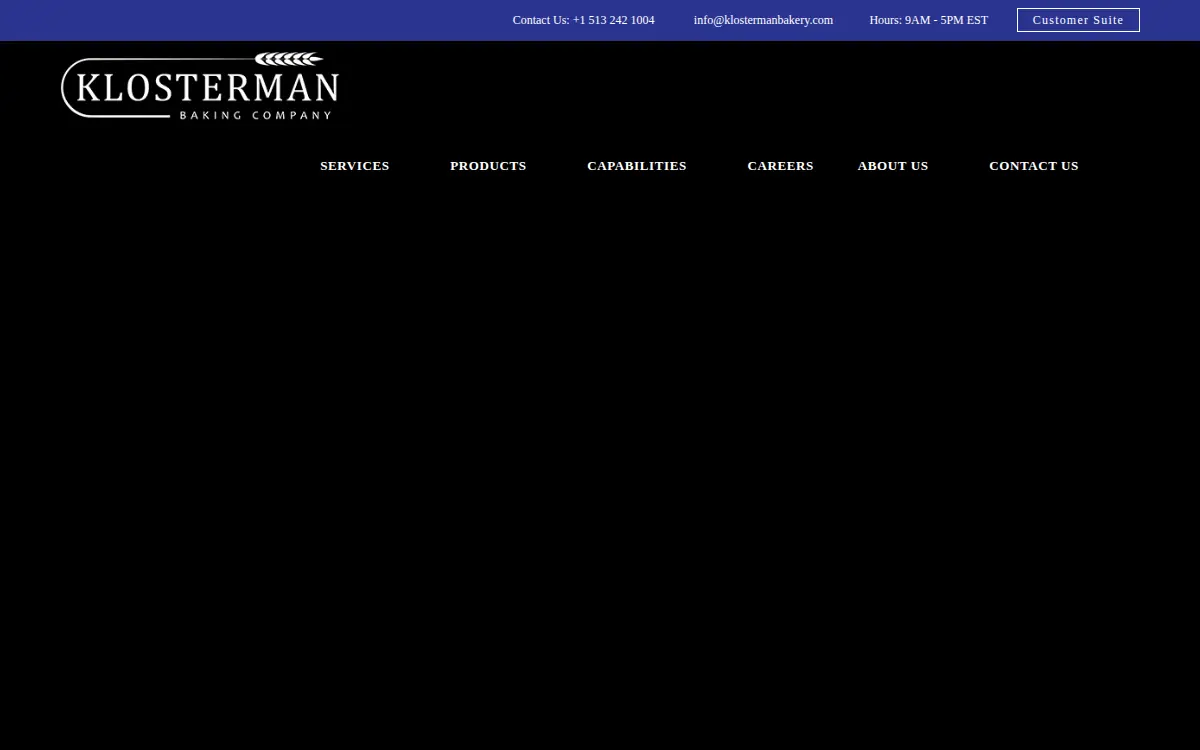 Homepage of Klosterman Baking CO