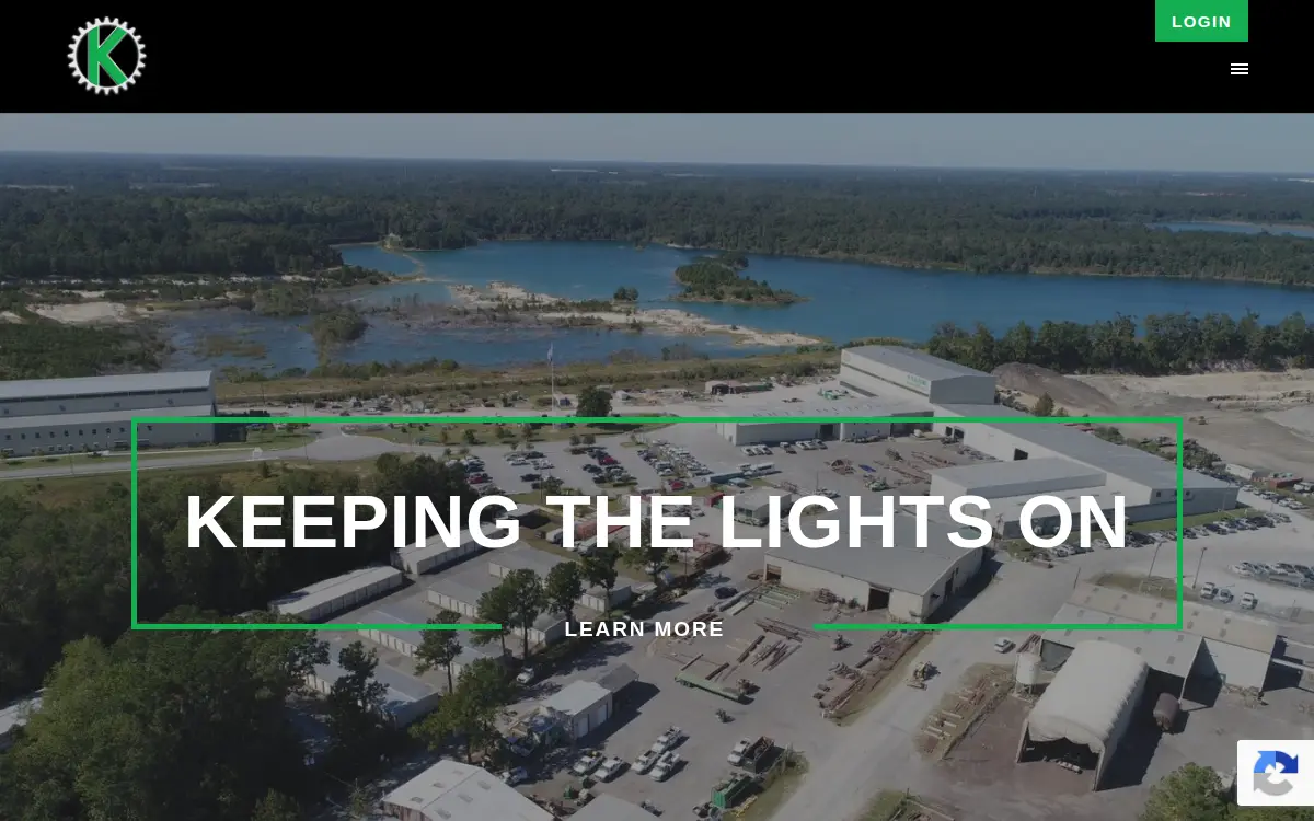Homepage of K Machine Industrial Services LLC