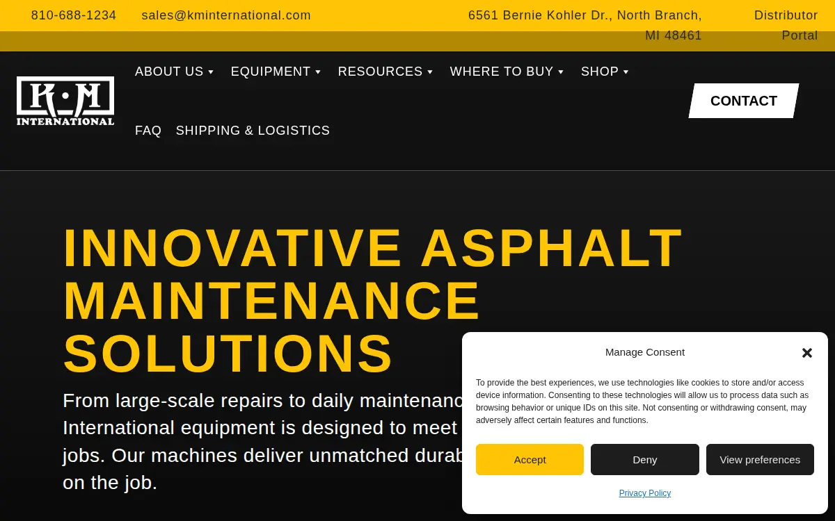 Homepage of Keizer-morris International INC