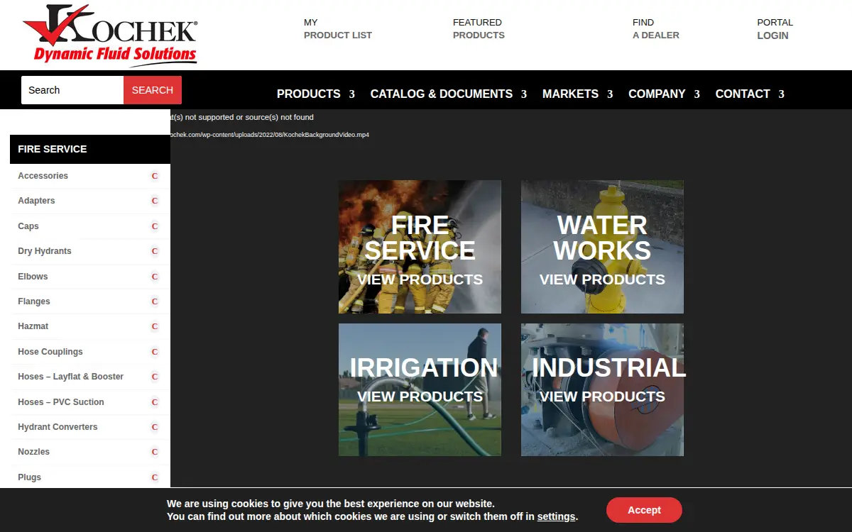 Homepage of Kochek Company, LLC