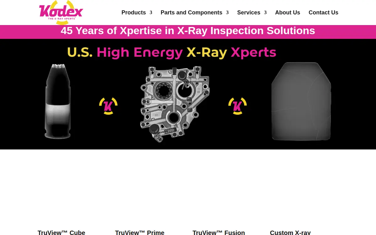 Homepage of Kodex, INC.