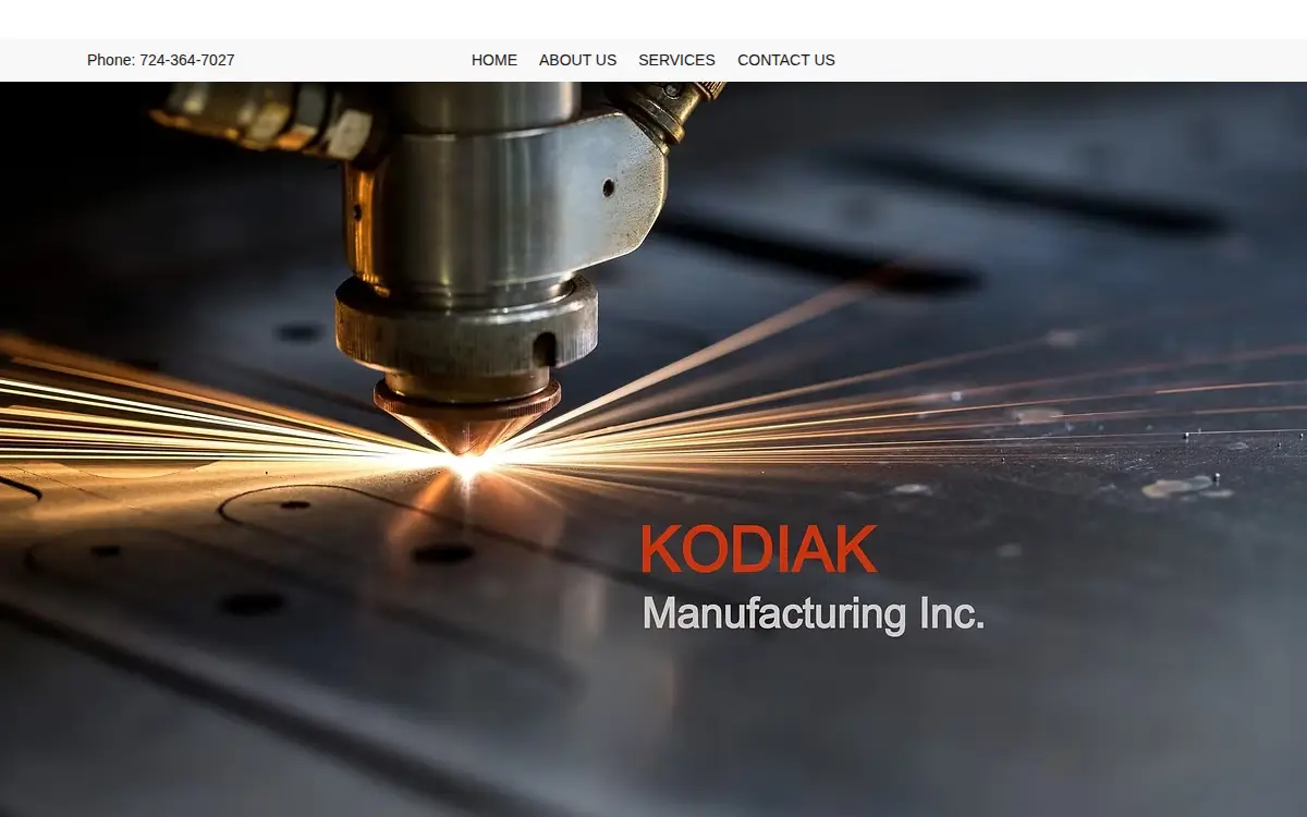 Homepage of Kodiak Manufacturing INC