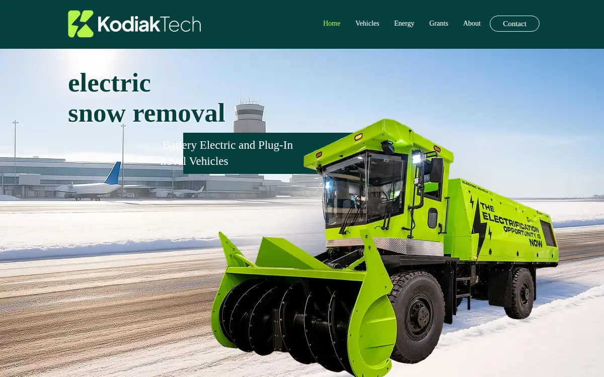 Homepage of Kodiak Technologies INC.