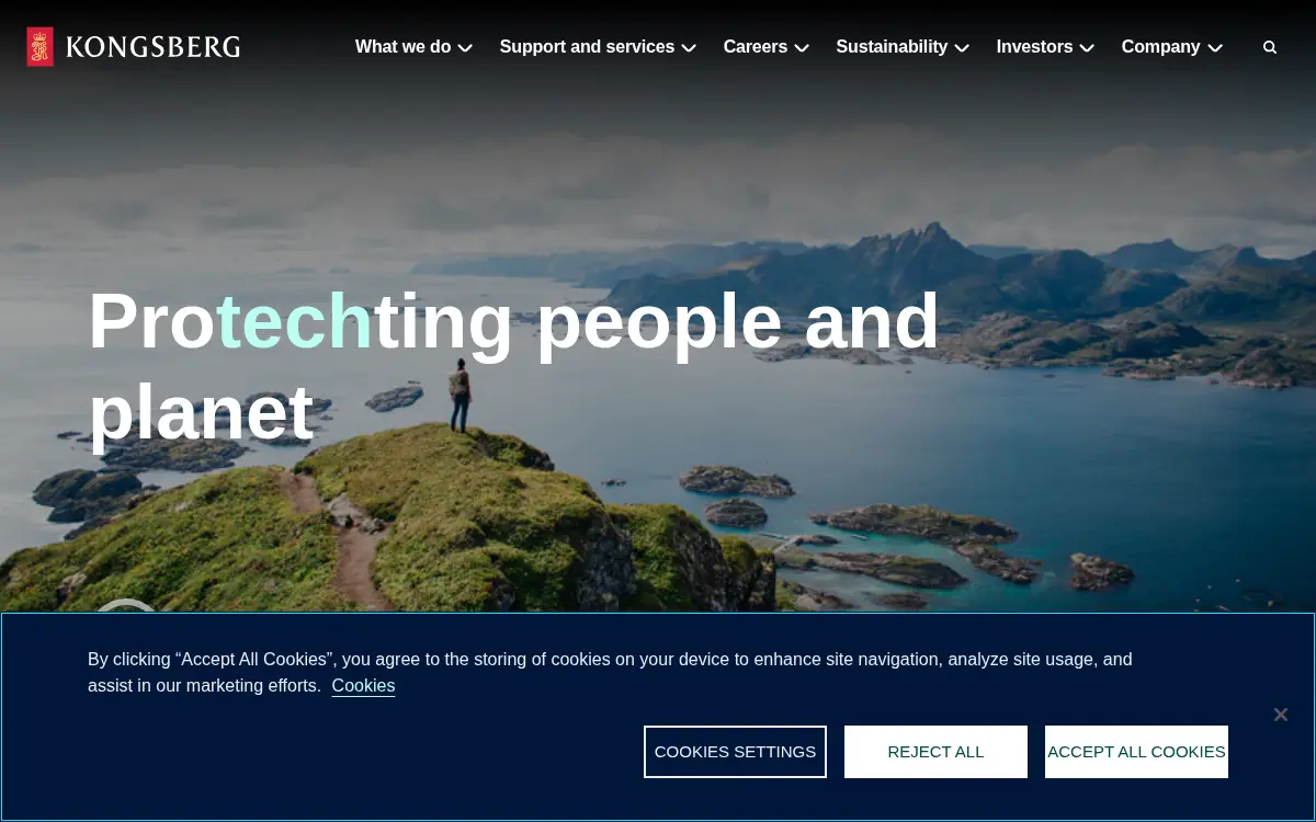 Homepage of Kongsberg Discovery Us, LLC