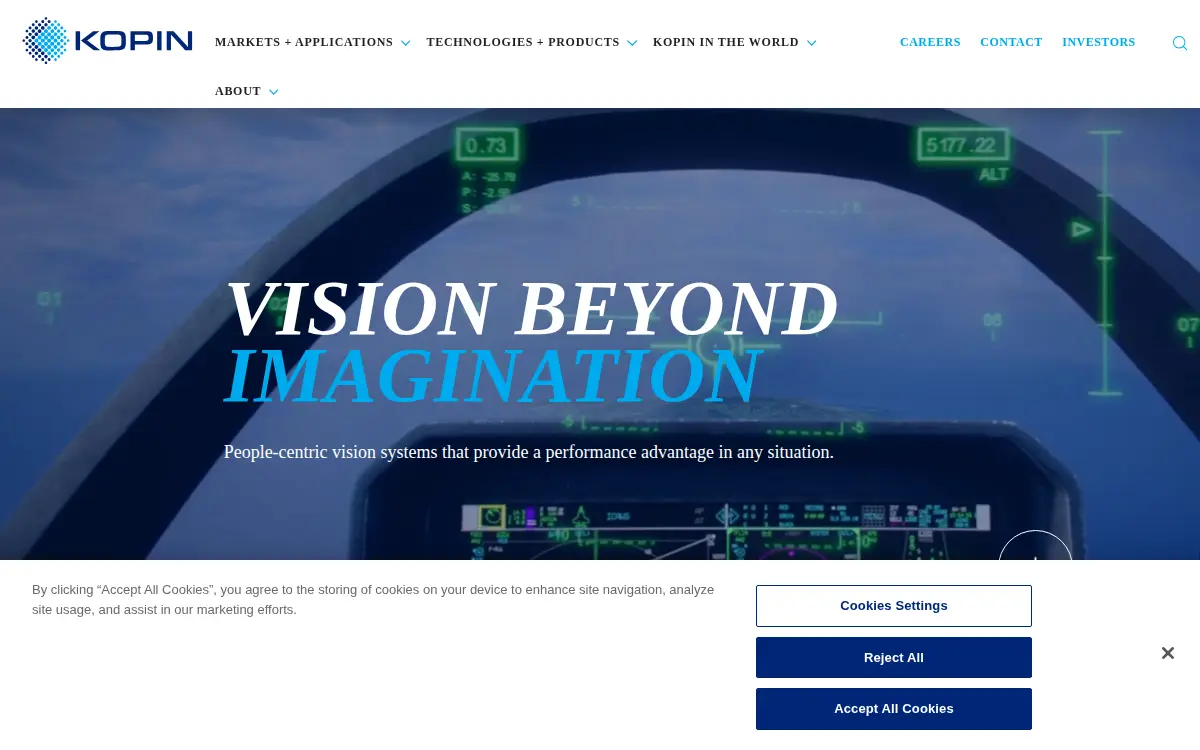 Homepage of Nvis, INC.