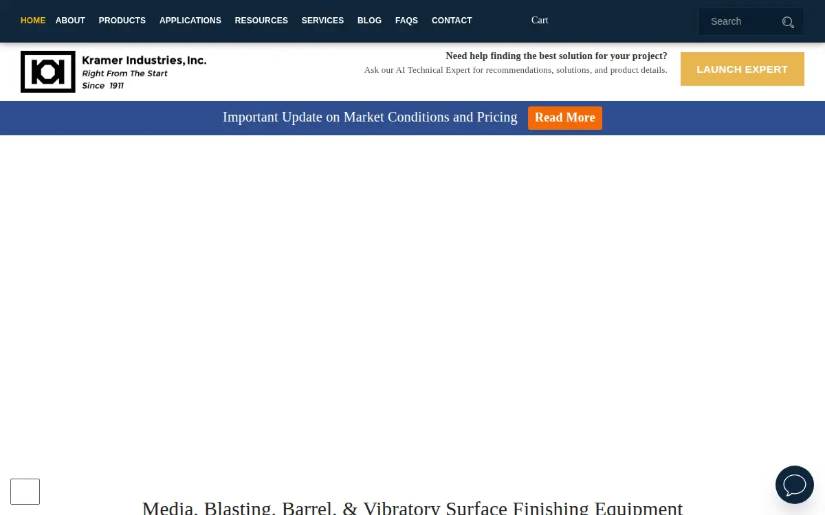 Homepage of Kramer Industries, INC