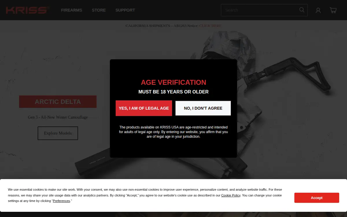 Homepage of Kriss USA INC