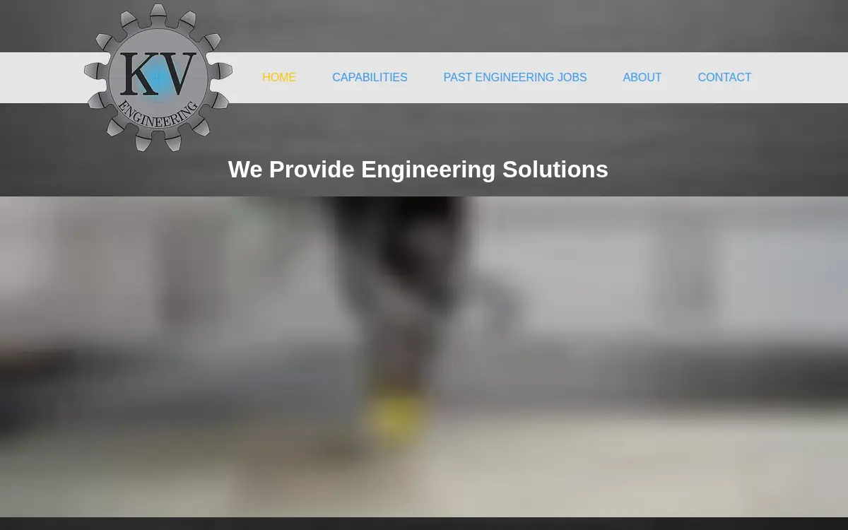 Homepage of Kv Engineering LLC