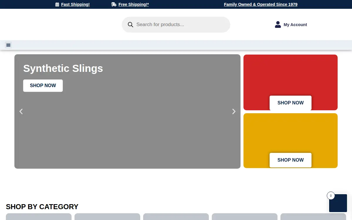 Homepage of Kennedy Wire Rope & Sling Company, INC.