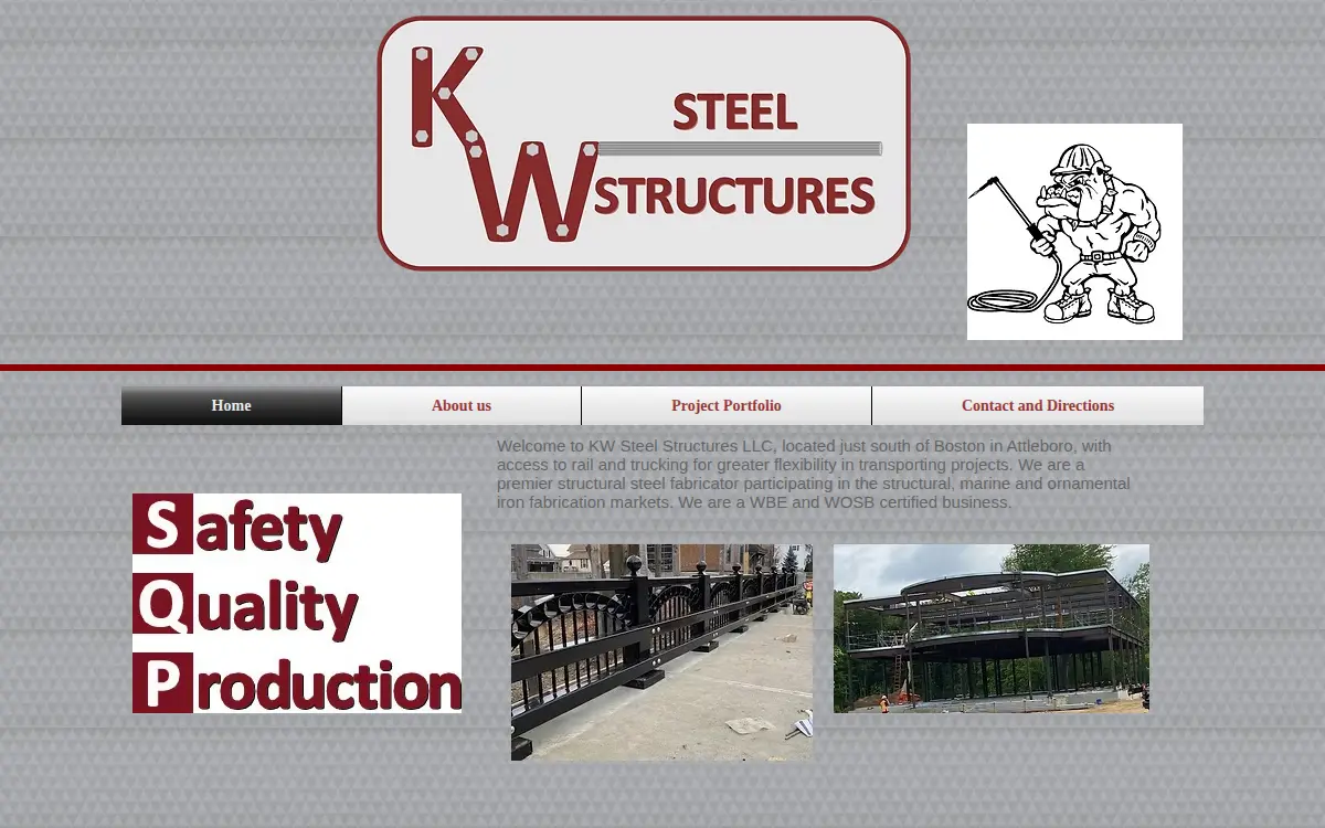 Homepage of Kw Steel Structures LLC