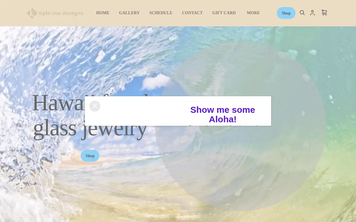 Homepage of Ino Kyle