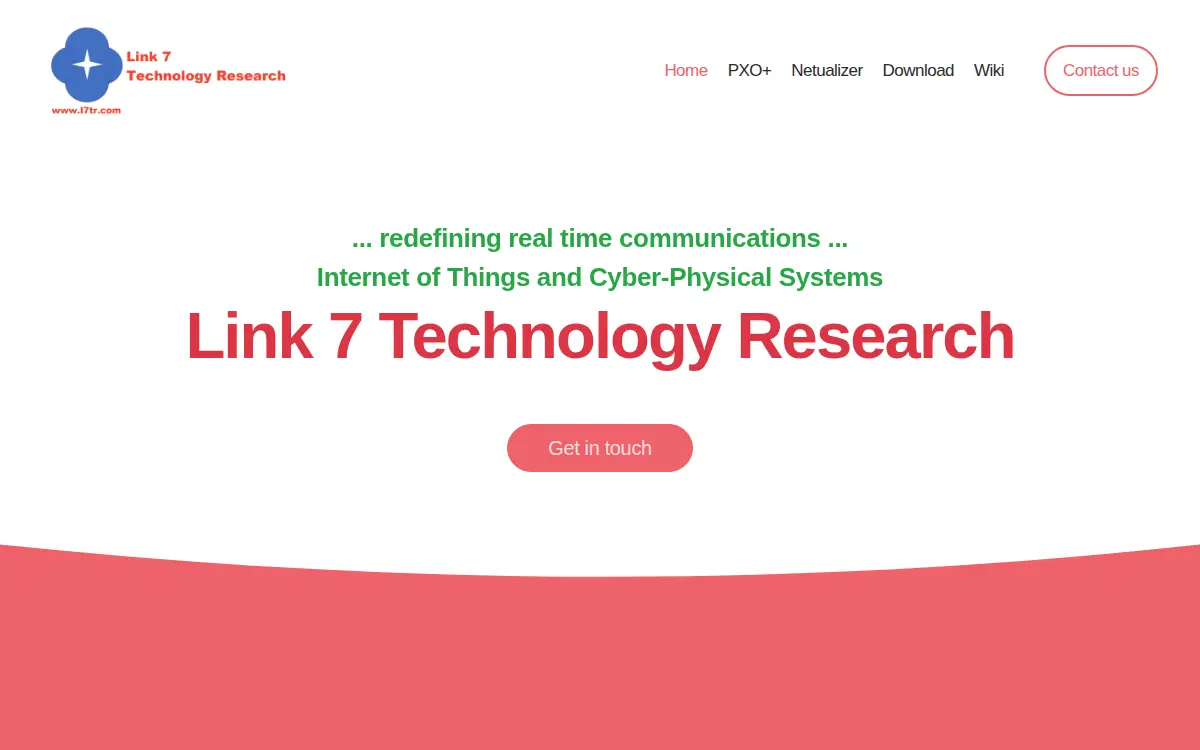 Homepage of L7tr LLC