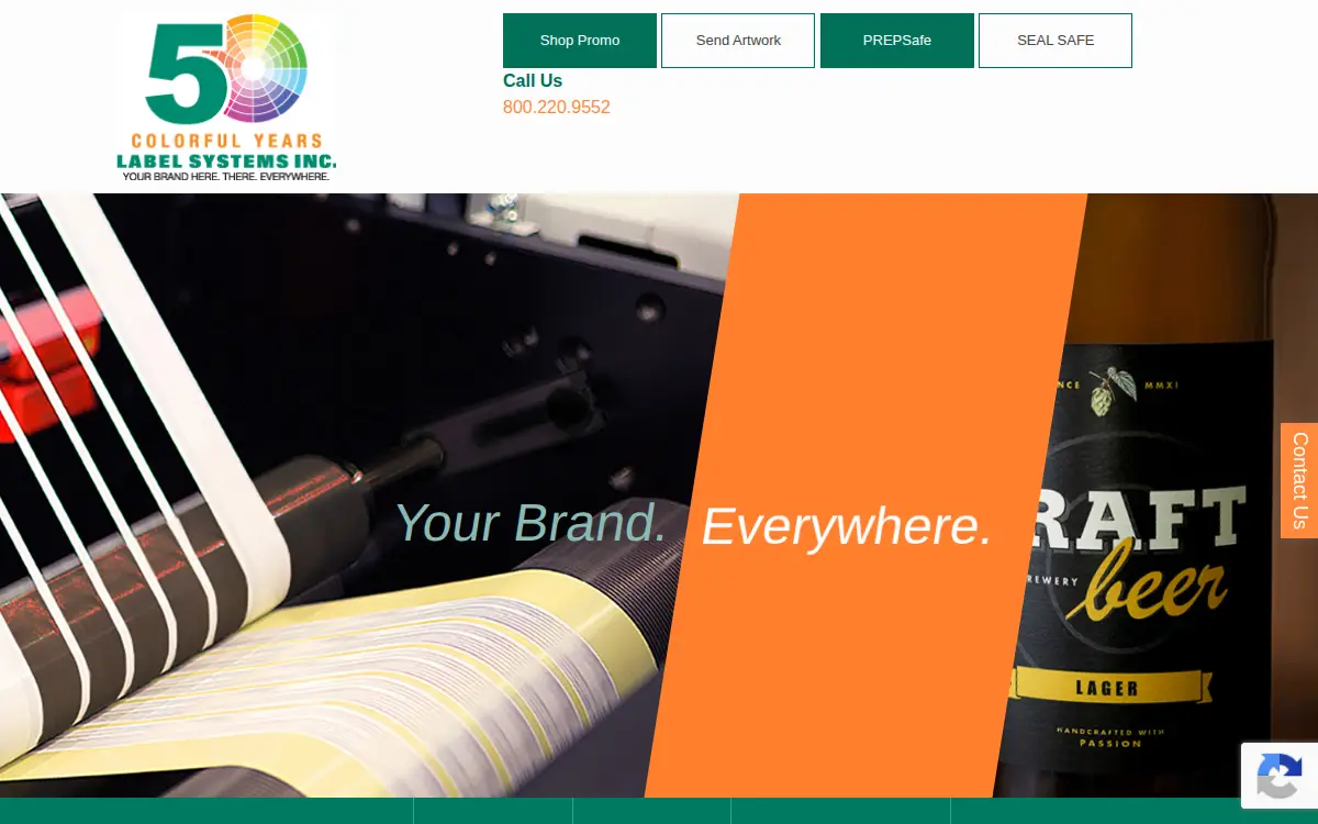 Homepage of Label Systems INC