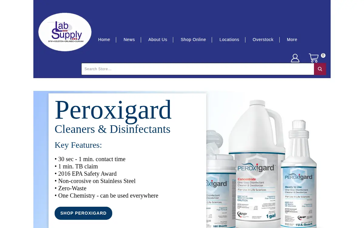 Homepage of Lab Animal Supplies INC