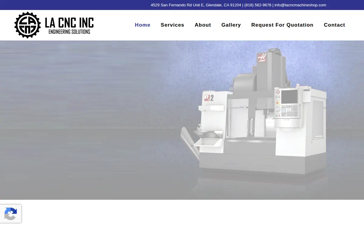 Homepage of La Cnc